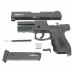 Оружие списанное, охолощенный пистолет PT24, (Taurus), full-auto, черный, кал. 9mm. P.A.K