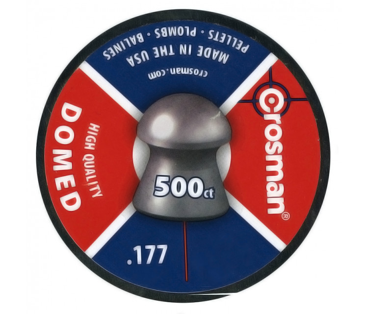 Пуля пневматическая Crosman Domed, 4,5 мм (500шт)