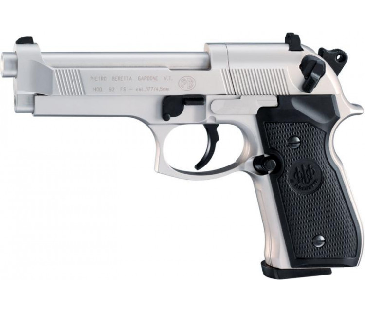 Пистолет пневматический Beretta M92 FS Nickel