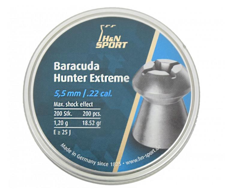 Пуля пневматическая H&N Baracuda Hunter Extreme, 5,5 мм, 1,20 г, 200 шт
